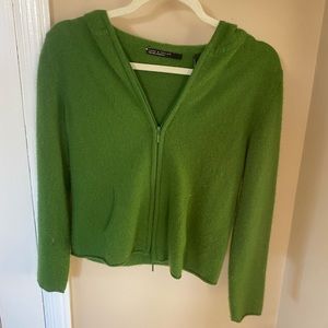 VINTAGE Lord and Taylor Green Cashmere Sweater